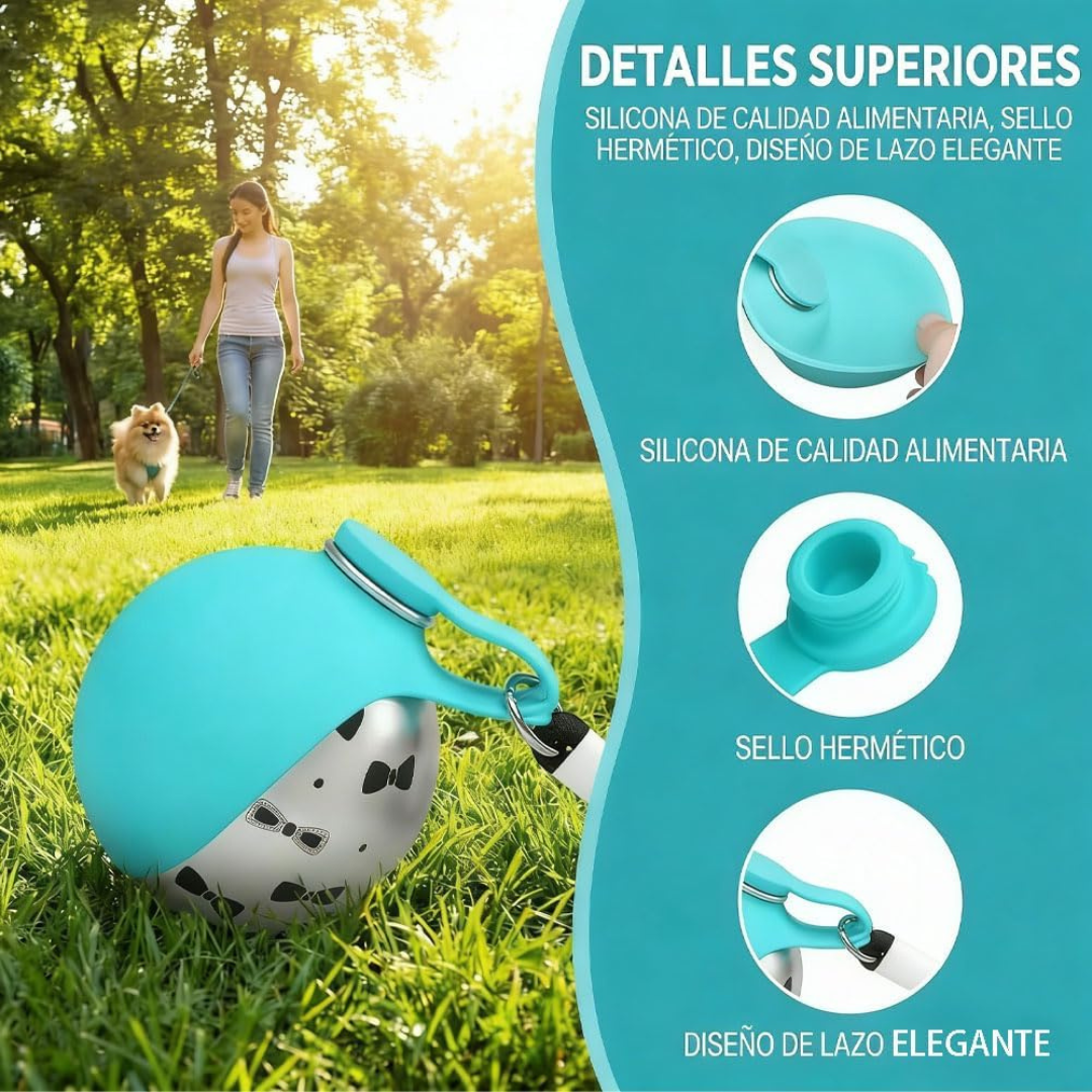 Huellia™ | Bebedero Portátil para Perros